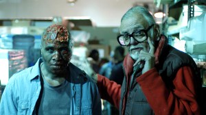 'DIARY OF THE DEAD,' (aka 'GEORGE A. ROMERO'S DIARY OF THE DEAD'), director George A. Romero (right), on set