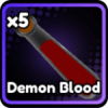 Demon Blood food from the Anime Saga Roblox experience.