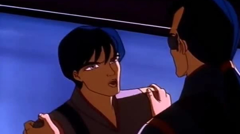 David, with big weird eyes, from the animated series Invasion America