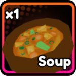 Soup material from the Anime Saga Roblox experience.