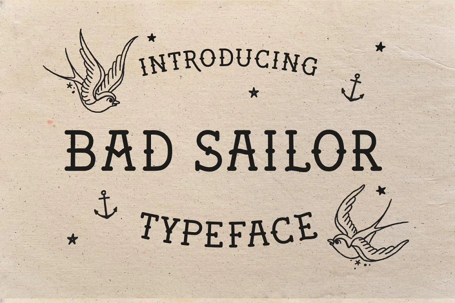 Bad Sailor Typeface
