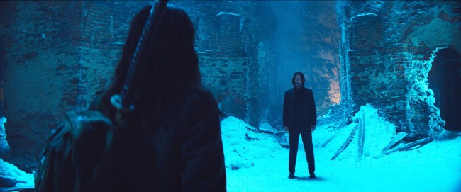 BALLERINA, from left: Ana de Armas, Keanu Reeves, 2025. © Lionsgate / Courtesy Everett Collection