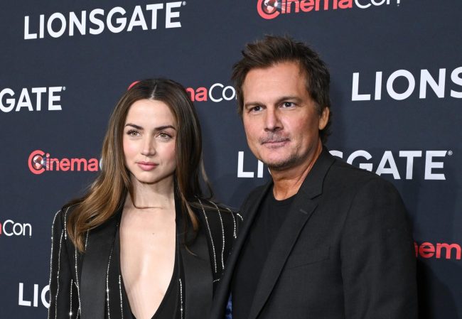 Ana de Armas and Len Wiseman at CinemaCon 2025 promoting 'Ballerina'