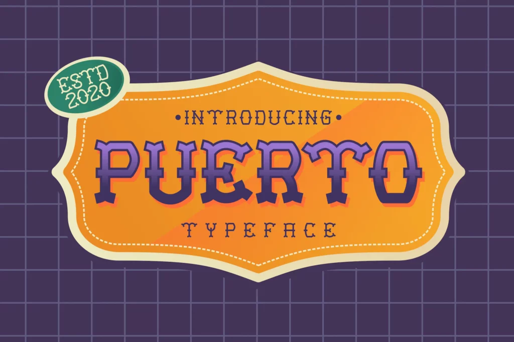 Puerto Playful Tattoo Font