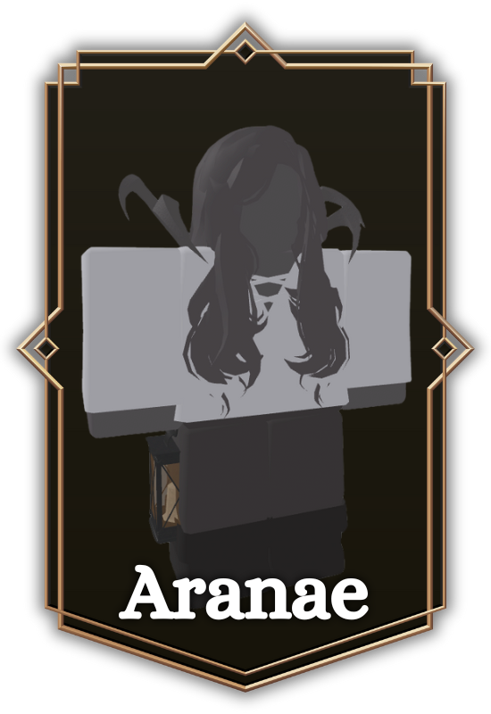 Aranae race from the Absolvement Roblox experience