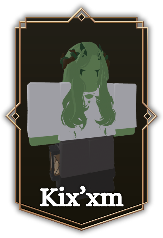 Kix'xm race from the Absolvement Roblox experience