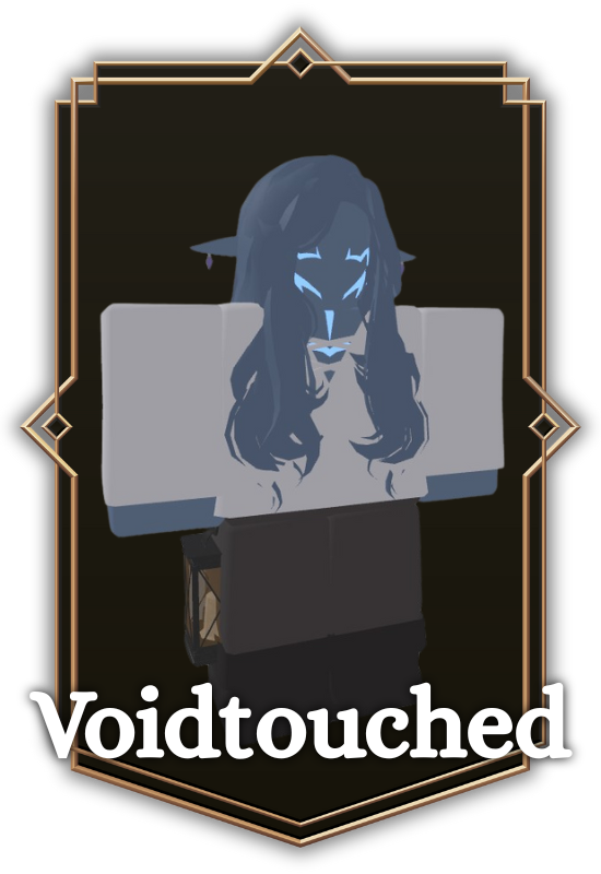 Voidtouched race from the Absolvement Roblox experience