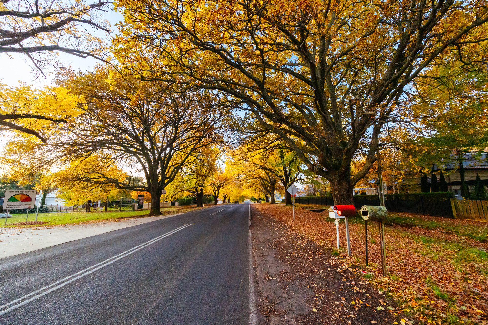 Glenlyon Main Street in Victoria Australia