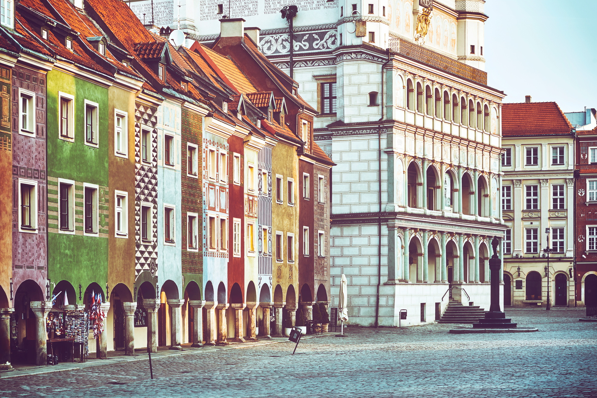 Main Square in the Poznan Old Town, Poland.