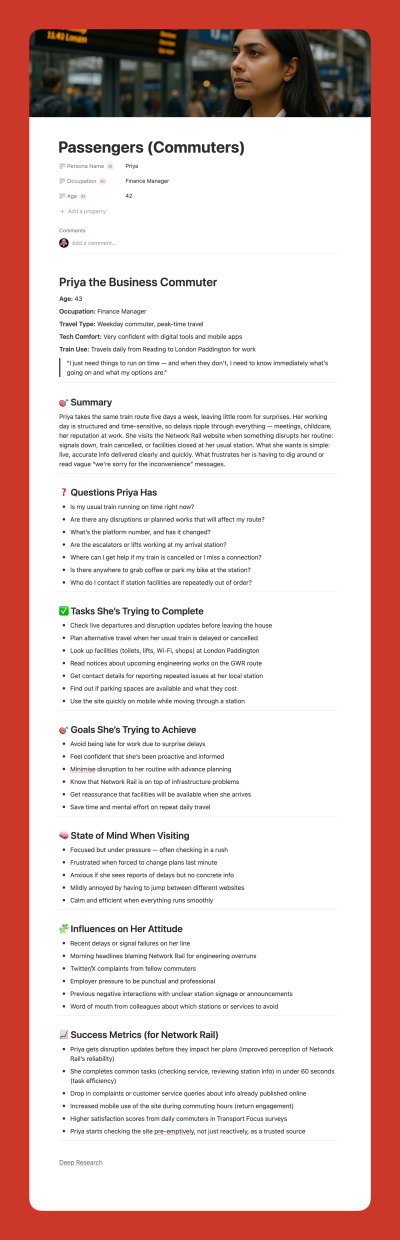 Ai-generated functional persona