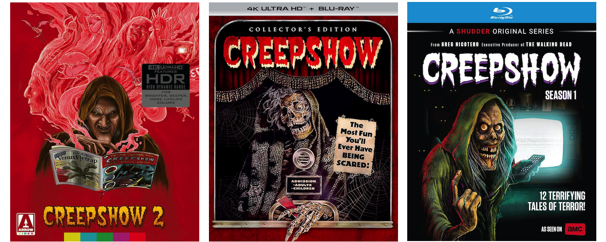 Creepshow franchise 4K Blu-ray and Blu-ray releases
