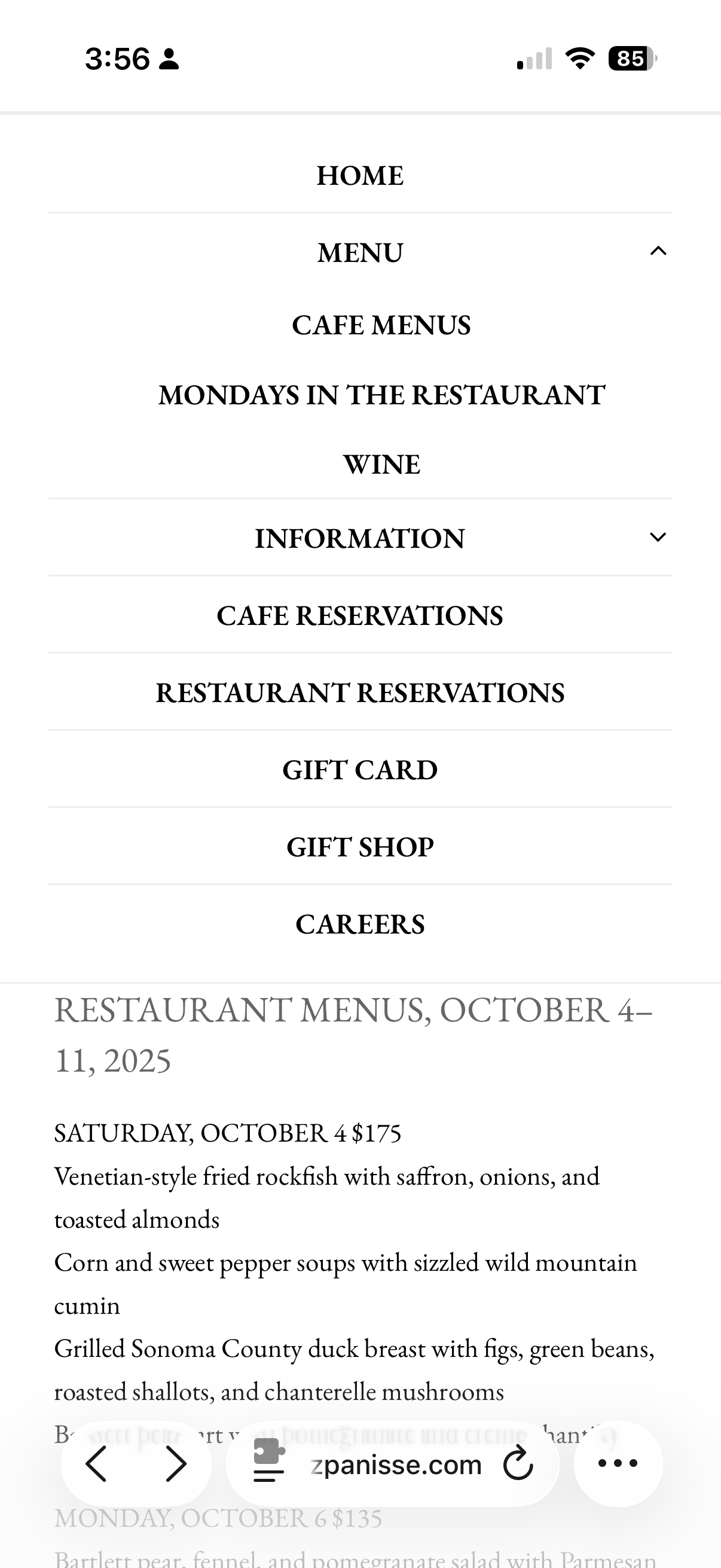 Screenshot of the new Safari design showing the url bar cuts off the first half of a URL making it hard to tell what site you're on.
