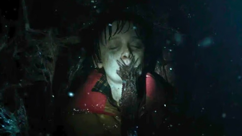 Will Byers trapped inside a tree on 
