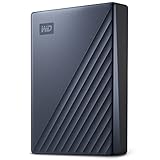 WD 5TB My Passport Ultra, Blue, Portable External Hard Drive, backup software with defense against...